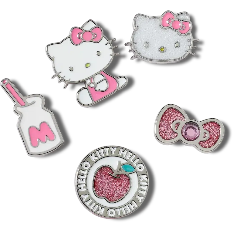 Hello Kitty Elevated, σετ 5 γούρων Jibbitz™ Hello Kitty Elevated, σετ 5 γούρων Jibbitz™