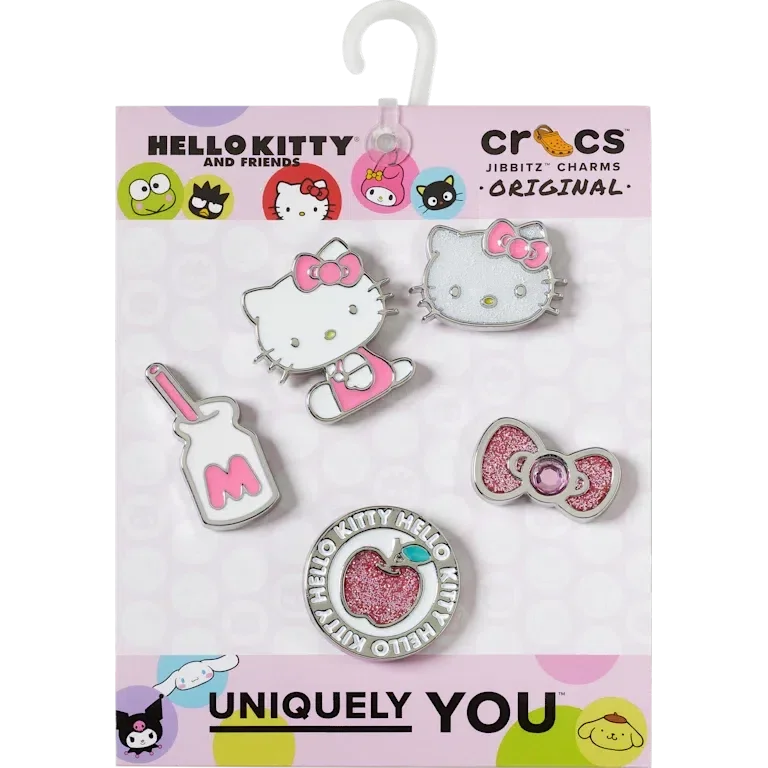 Hello Kitty Elevated, σετ 5 γούρων Jibbitz™ Hello Kitty Elevated, σετ 5 γούρων Jibbitz™