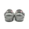 Isabella Glitter Φλατ Σανδάλια “Grey Silver”