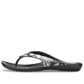 Kadee II Εποχιακές σαγιονάρες “Tropical Floral Black”