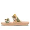 Κλασικά Crocs με τύπωμα καμουφλάζ «Tan Green»