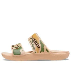 Κλασικά Crocs με τύπωμα καμουφλάζ «Tan Green»
