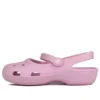 Κλασικά μικρά ροζ σανδάλια Crocs