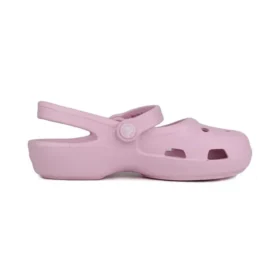 Κλασικά μικρά ροζ σανδάλια Crocs