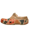Κλασικά ναυτικά παπούτσια Duck Camo “Tan Shocking Orange”