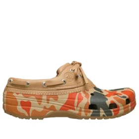 Κλασικά ναυτικά παπούτσια Duck Camo “Tan Shocking Orange” Κλασικά ναυτικά παπούτσια Duck Camo “Tan Shocking Orange”