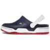 Κλασικά παπούτσια παραλίας τύπου Classic Clog Μπλε Λευκό