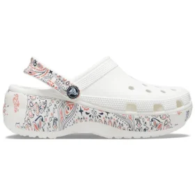 Κλασικά Platform Clogs Americana Paisley «Λευκό»