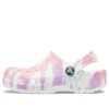 Κλασικά σαμπό με γραφικό Tie-Dye “White Multi”