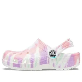 Κλασικά σαμπό με γραφικό Tie-Dye “White Multi”