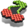 Κρεμαστά Γούρια Jibbitz™ Beaded Cherry