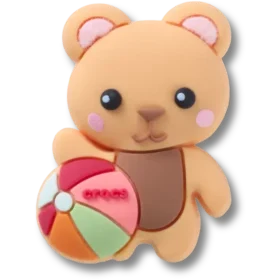 Κρεμαστά Γούρια Jibbitz™ «Cutie Beach Bear»
