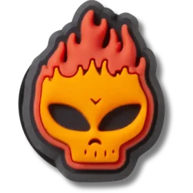 Κρεμαστά Γούρια Jibbitz™ «Flaming Skull»