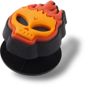 Κρεμαστά Γούρια Jibbitz™ «Flaming Skull»