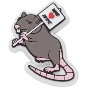 Κρεμαστά Γούρια Jibbitz™ «Nyc Rats Run the City»