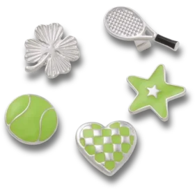 Κρεμαστά Γούρια Jibbitz «Σανδάλια C Charms Lucky Sport» σε συσκευασία των 5 τεμαχίων