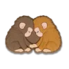 Κρεμαστό γούρι για παπούτσια «Punch the Monkey and His Bestie» Jibbitz Κρεμαστό γούρι για παπούτσια «Punch the Monkey and His Bestie» Jibbitz