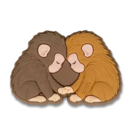 Κρεμαστό γούρι για παπούτσια «Punch the Monkey and His Bestie» Jibbitz
