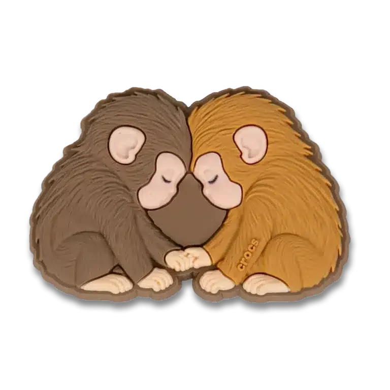 Κρεμαστό γούρι για παπούτσια «Punch the Monkey and His Bestie» Jibbitz Κρεμαστό γούρι για παπούτσια «Punch the Monkey and His Bestie» Jibbitz