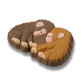 Κρεμαστό γούρι για παπούτσια «Punch the Monkey and His Bestie» Jibbitz