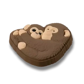 Κρεμαστό Γούρι Jibbitz «Punch the Monkey & Friends» για παπούτσια
