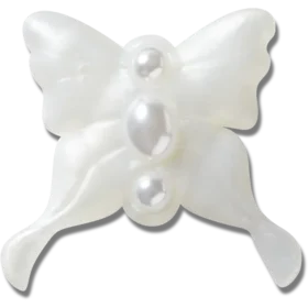 Μενταγιόν Meta Jelly White Butterfly Γούρια Jibbitz™