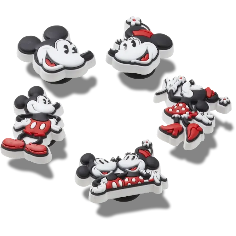 Mickey και Minnie Pvc 5 Pack Γούρια Jibbitz™ Mickey και Minnie Pvc 5 Pack Γούρια Jibbitz™