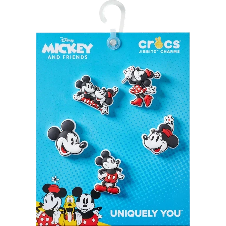 Mickey και Minnie Pvc 5 Pack Γούρια Jibbitz™ Mickey και Minnie Pvc 5 Pack Γούρια Jibbitz™