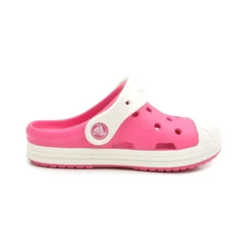 Μικρά αθλητικά σανδάλια Crocs για εξωτερική χρήση με φλατ παπούτσια, ροζ