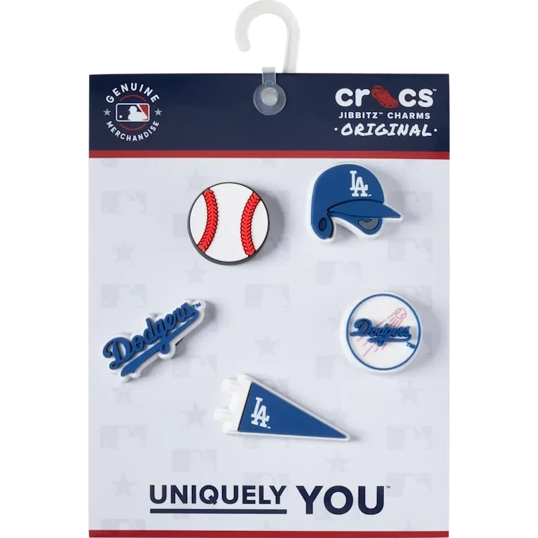 Mlb Los Angeles Dodgers 5Pck Γούρια Jibbitz™ Mlb Los Angeles Dodgers 5Pck Γούρια Jibbitz™