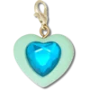 Μπλε καρδιά Sim Gem Jibbitz Γούρια για παπούτσια Μπλε καρδιά Sim Gem Jibbitz Γούρια για παπούτσια
