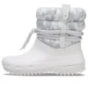 Μπότες Classic Neo Puff Luxe «Λευκό-Γκρι»