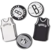 Nba Brooklyn Nets 5 Pack Γούρια Jibbitz™ Nba Brooklyn Nets 5 Pack Γούρια Jibbitz™