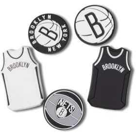 Nba Brooklyn Nets 5 Pack Γούρια Jibbitz™
