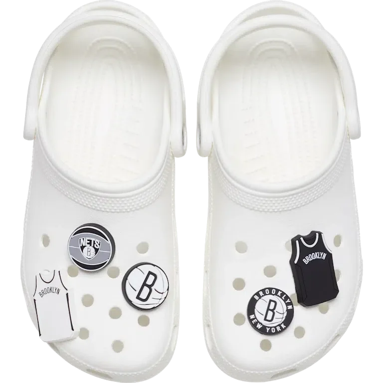 Nba Brooklyn Nets 5 Pack Γούρια Jibbitz™ Nba Brooklyn Nets 5 Pack Γούρια Jibbitz™