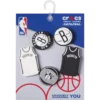 Nba Brooklyn Nets 5 Pack Γούρια Jibbitz™ Nba Brooklyn Nets 5 Pack Γούρια Jibbitz™