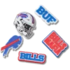 NFL Buffalo Bills, σετ 5 γουριών Jibbitz για παπούτσια