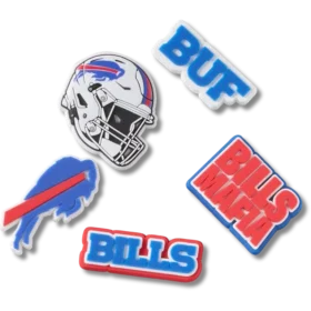 NFL Buffalo Bills, σετ 5 γουριών Jibbitz για παπούτσια