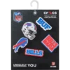 NFL Buffalo Bills, σετ 5 γουριών Jibbitz για παπούτσια