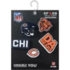 NFL Chicago Bears, σετ 5 γουριών Jibbitz για παπούτσια