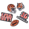NFL Cincinnati Bengals, σετ 5 γουριών Jibbitz για παπούτσια