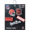 NFL Cleveland Browns, σετ 5 γούρια Jibbitz για παπούτσια NFL Cleveland Browns, σετ 5 γούρια Jibbitz για παπούτσια