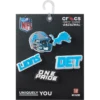 NFL Detroit Lions, σετ 5 γούρια Jibbitz για παπούτσια NFL Detroit Lions, σετ 5 γούρια Jibbitz για παπούτσια