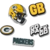 NFL Green Bay Packers, σετ 5 γούρια Jibbitz για παπούτσια NFL Green Bay Packers, σετ 5 γούρια Jibbitz για παπούτσια