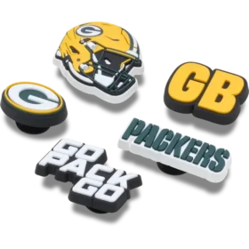 NFL Green Bay Packers, σετ 5 γούρια Jibbitz για παπούτσια
