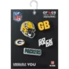NFL Green Bay Packers, σετ 5 γούρια Jibbitz για παπούτσια NFL Green Bay Packers, σετ 5 γούρια Jibbitz για παπούτσια