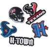 NFL Houston Texans, σετ 5 γούρια Jibbitz για παπούτσια