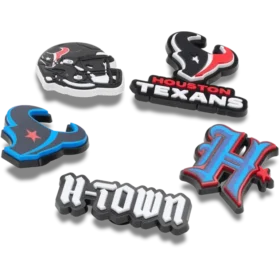 NFL Houston Texans, σετ 5 γούρια Jibbitz για παπούτσια