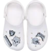 NFL Las Vegas Raiders, σετ 5 γούριας Jibbitz για παπούτσια NFL Las Vegas Raiders, σετ 5 γούριας Jibbitz για παπούτσια