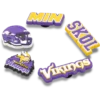 NFL Minnesota Vikings Σετ 5 γούρια Jibbitz για παπούτσια NFL Minnesota Vikings Σετ 5 γούρια Jibbitz για παπούτσια